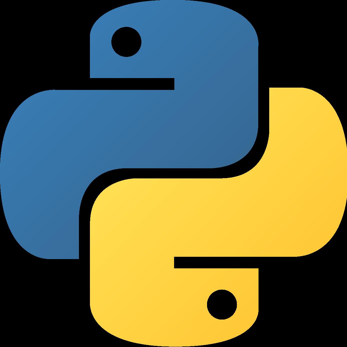 Python language logo