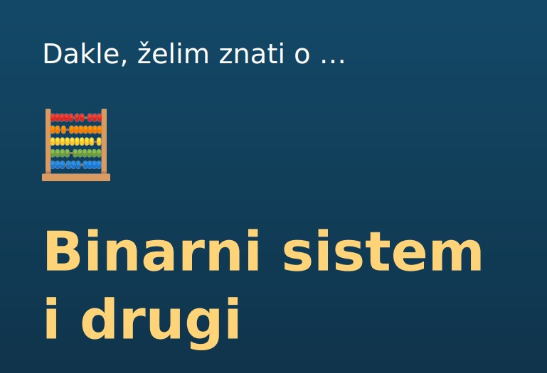 Binarni sistem prirucnik za djecu