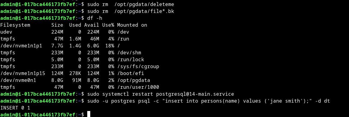 Postgres solution