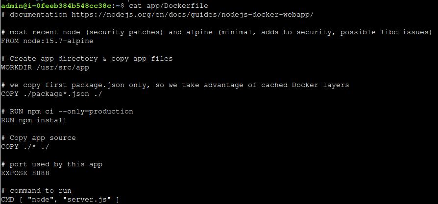 Dockerfile fix